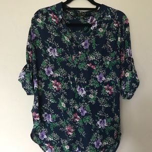 Modcloth Floral Blouse